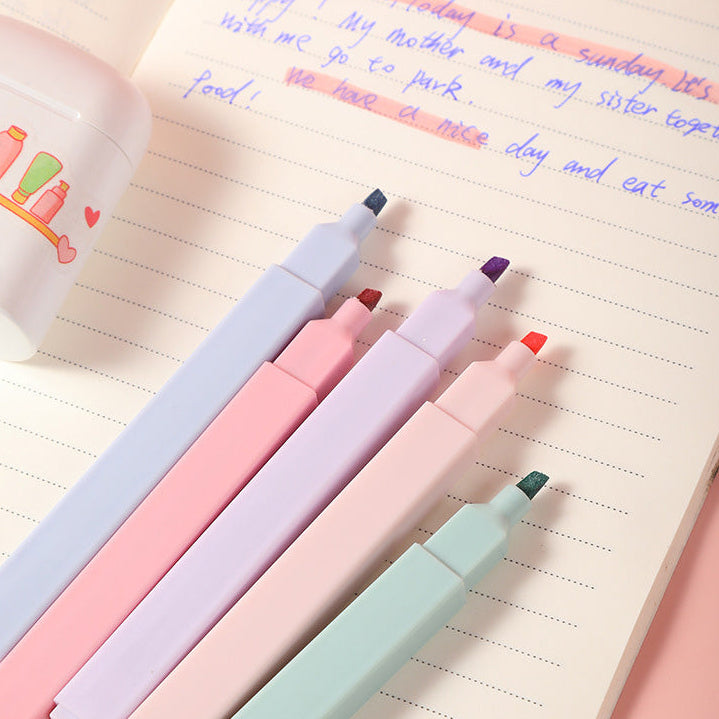 Set 12 de resaltadores cuadrados