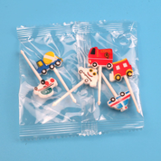 Mini pinchos con figuras para lunch