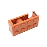 Dispensador de cinta adhesiva en forma de lego