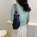 Bolsa cruzada con diseño de gato