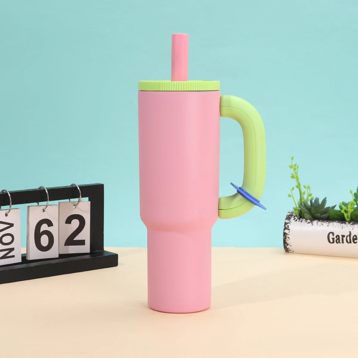 Termo grande con asa y pajilla - Dressygt