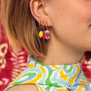 Arete frutal con aro dorado - Dressygt