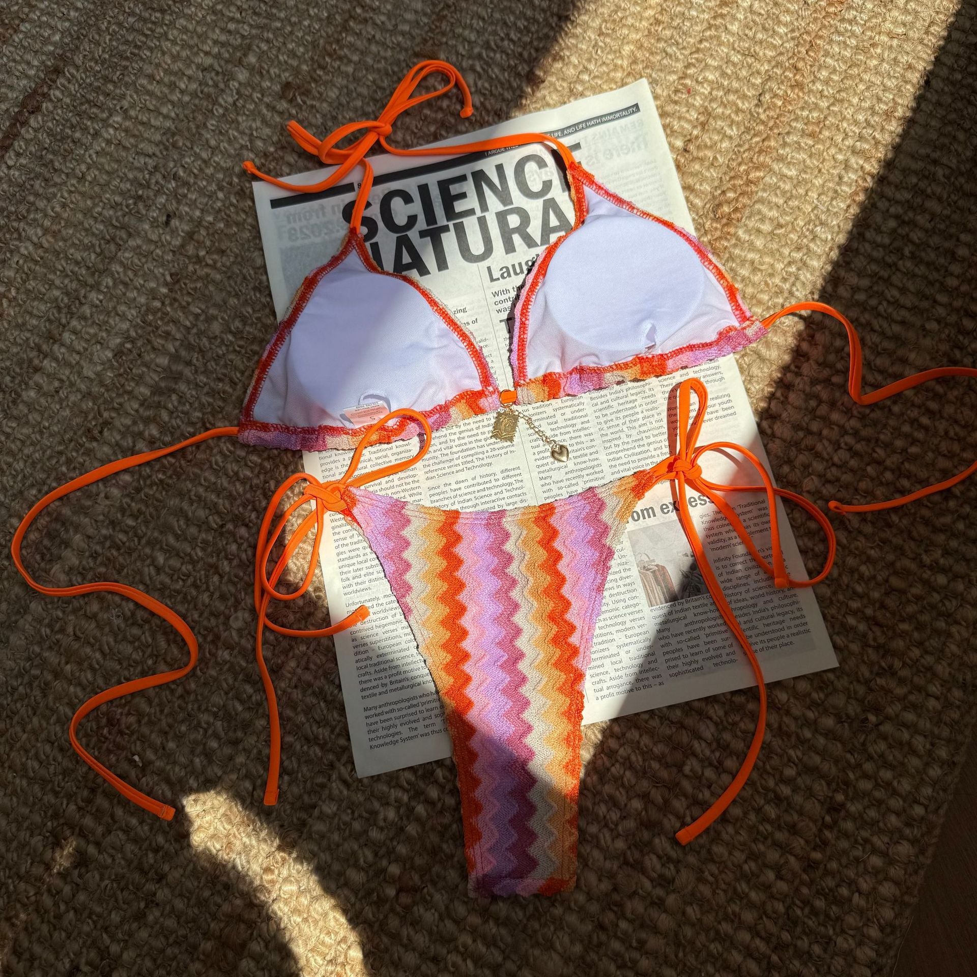 Traje de baño de dos piezas multicolor - Dressygt