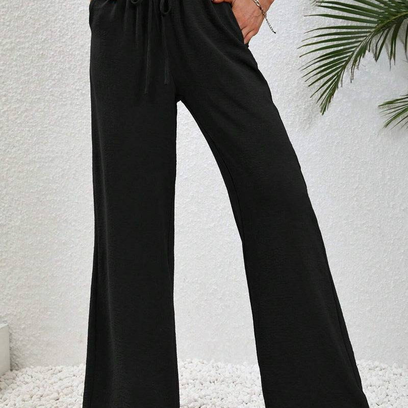 Pantalón casual cintura alta