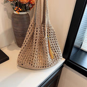 Bolso tejido tipo tote