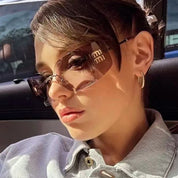 Lentes semi transparentes con letras - Dressygt