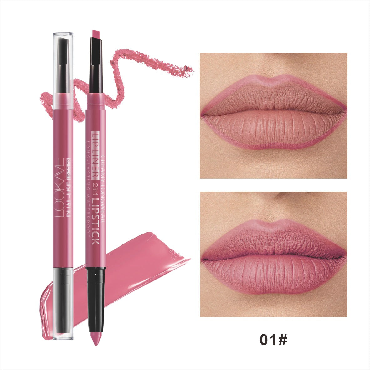 Labial mate 2 en 1 con delineador - Dressygt