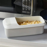 Recipiente para pasta en microondas
