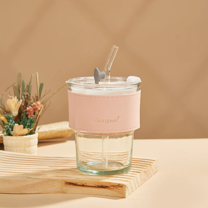 Vaso de vidrio con tapadera - Dressygt
