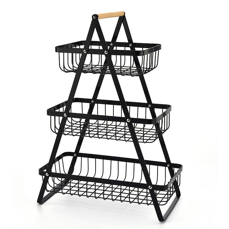 Organizador de frutas de 3 niveles