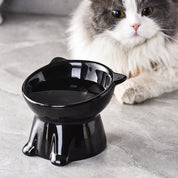 Plato alto para comida de mascota