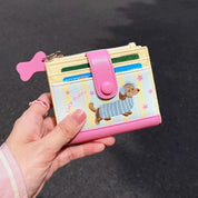 Billetera compacta con diseño de perrito - Dressygt