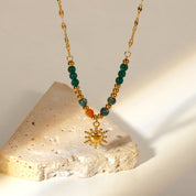 Collar dorado con dije de sol - Dressygt