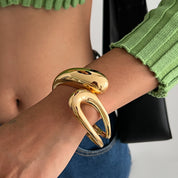 Pulsera Chunky de acero inoxidable - Dressygt