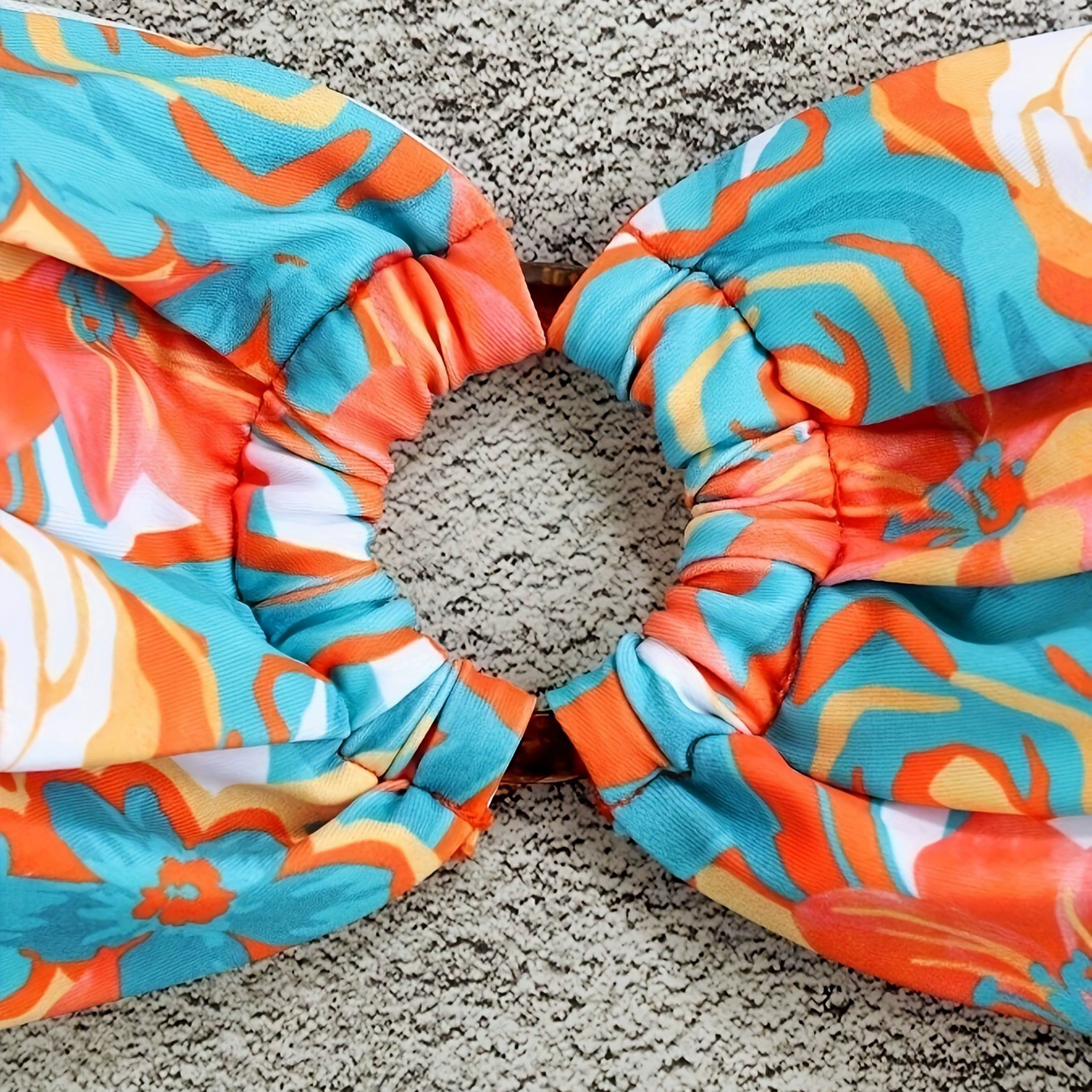 Bikini strapless de flores - Dressygt