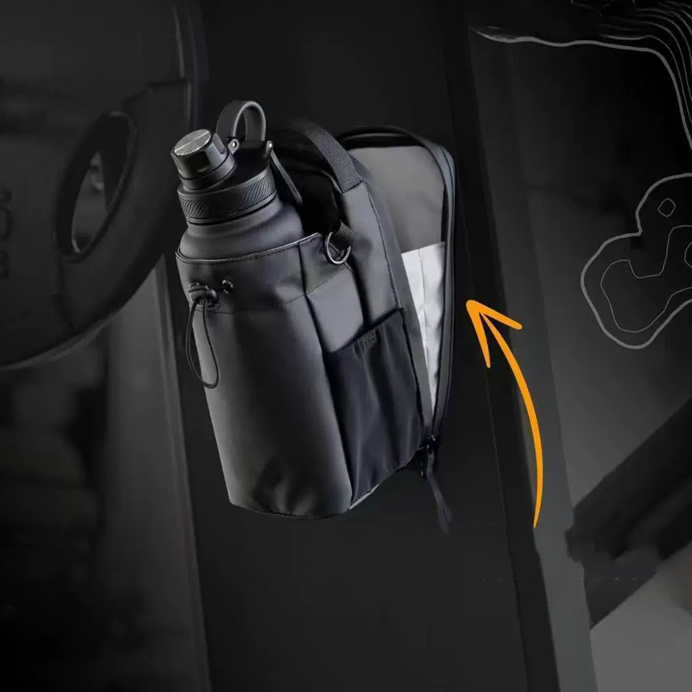 Bolsa portabotella multifuncional con compartimentos