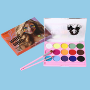 Paleta de pintura facial de 12 colores