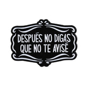 Pin decorativo con frase