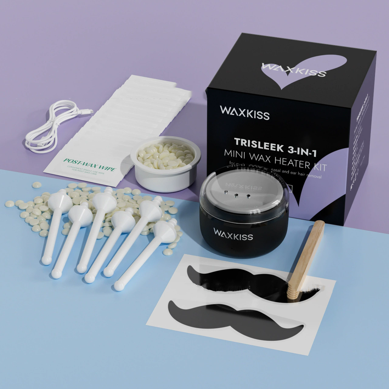 Mini calentador recargable para cera de depilación - Dressygt