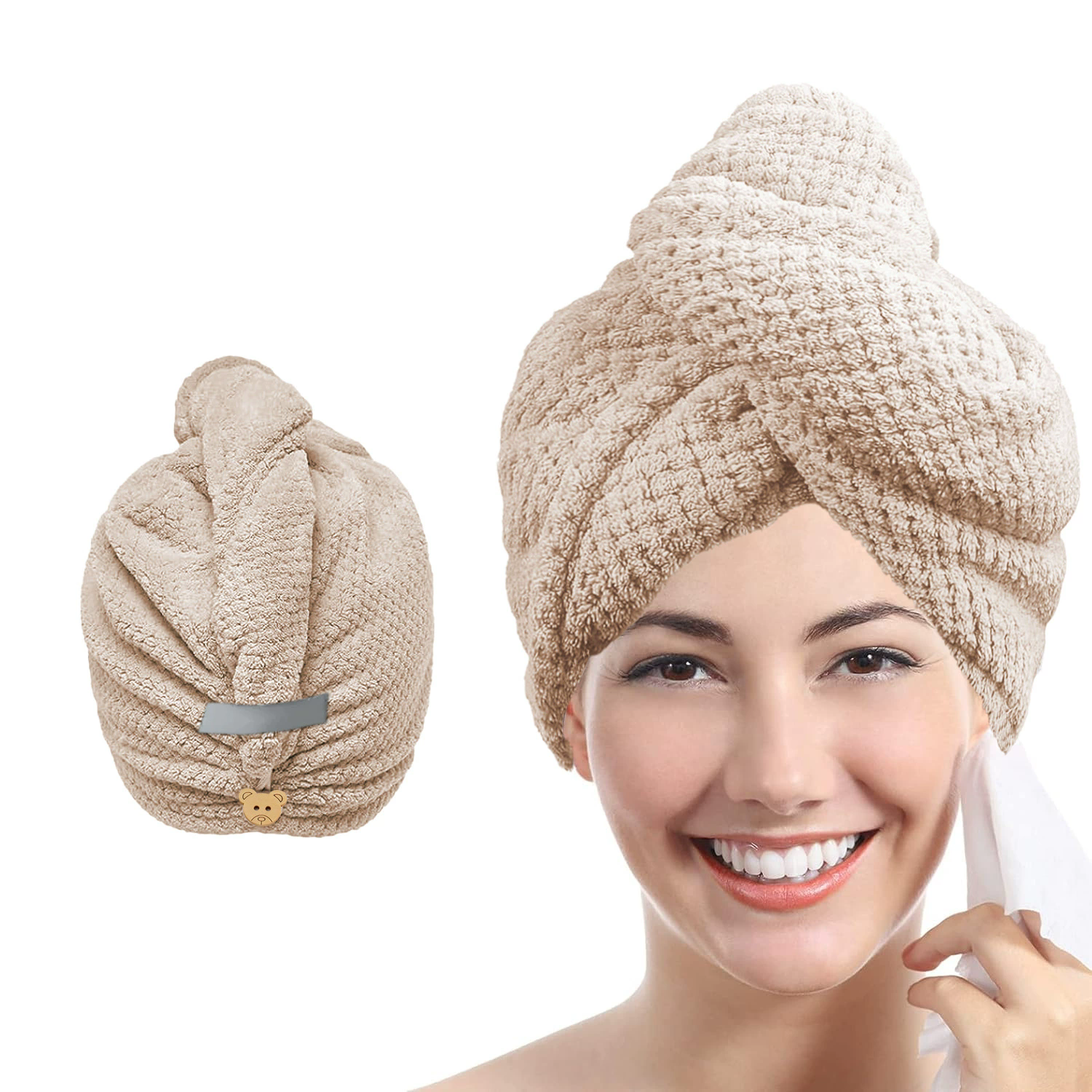 Toalla absorbente antifrizz