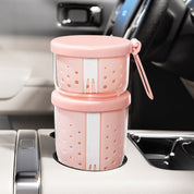 Set de recipiente pequeño y mediano con escurridor y cubiertos
