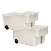 Dúo de caja organizadora con ruedas - Dressygt