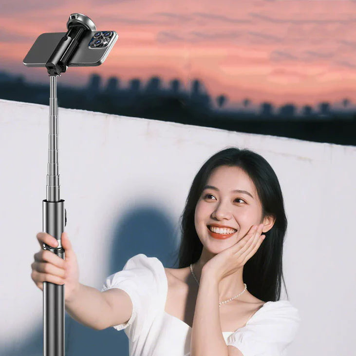Selfie stick extensible con trípode integrado