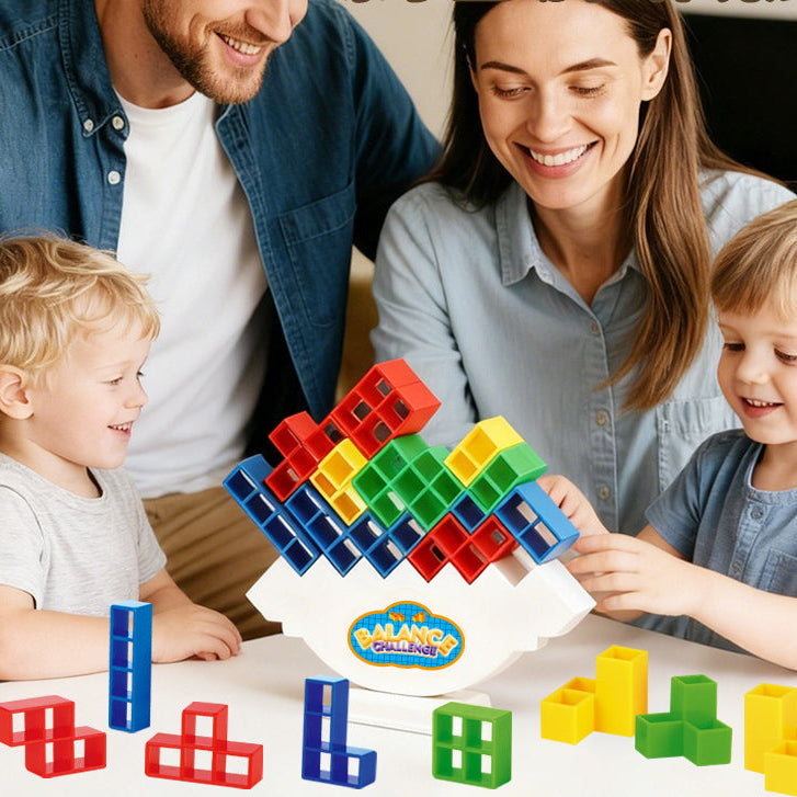Juego de equilibrio con bloques