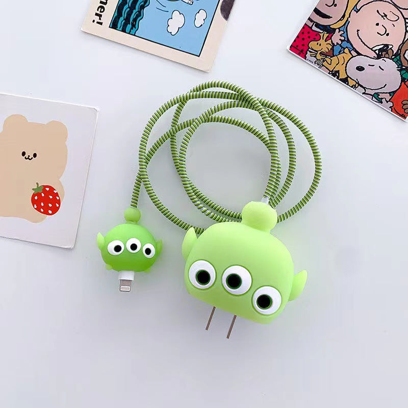 Protector de cable con diseños animados