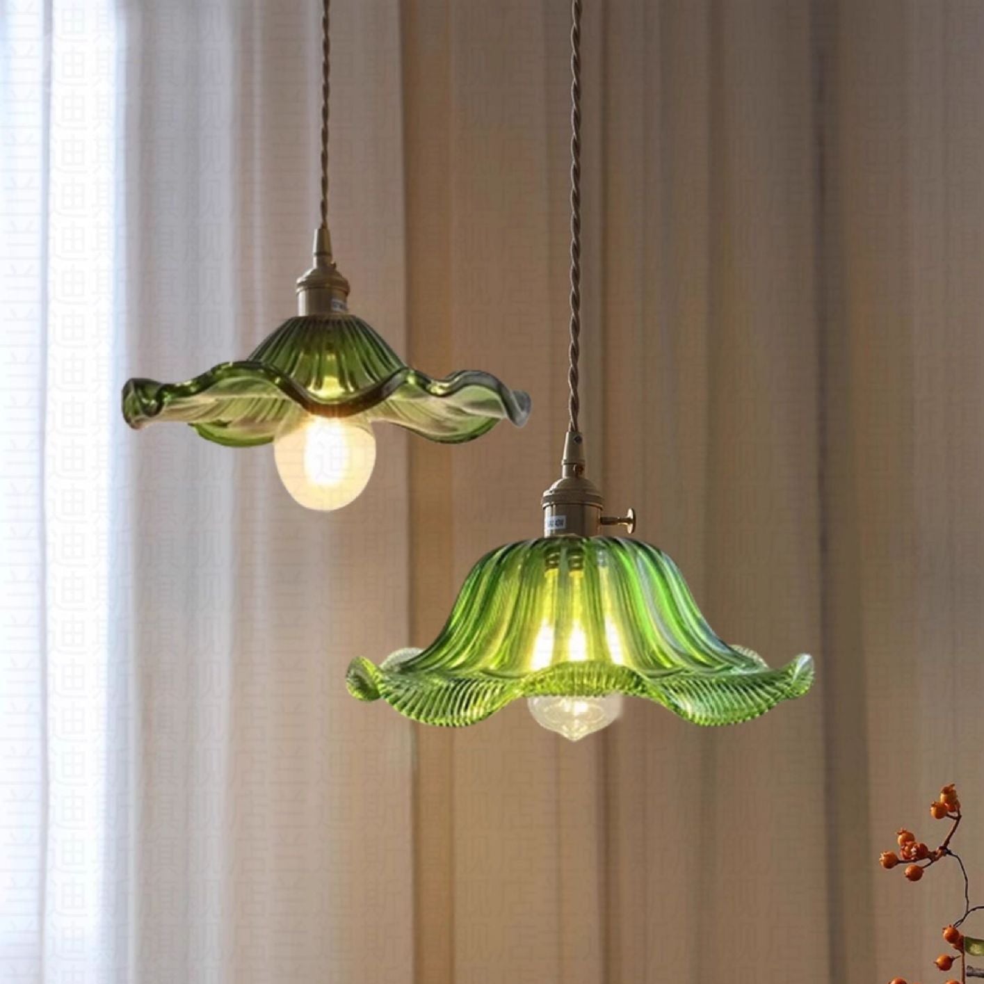 Lámpara colgante en forma de flor - Dressygt