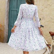 Vestido midi manga larga - Dressygt