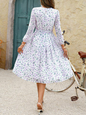 Vestido midi manga larga - Dressygt