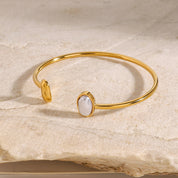 Pulsera dorada con perla - Dressygt