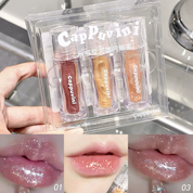 Set de 3 lip gloss con glitter - Dressygt