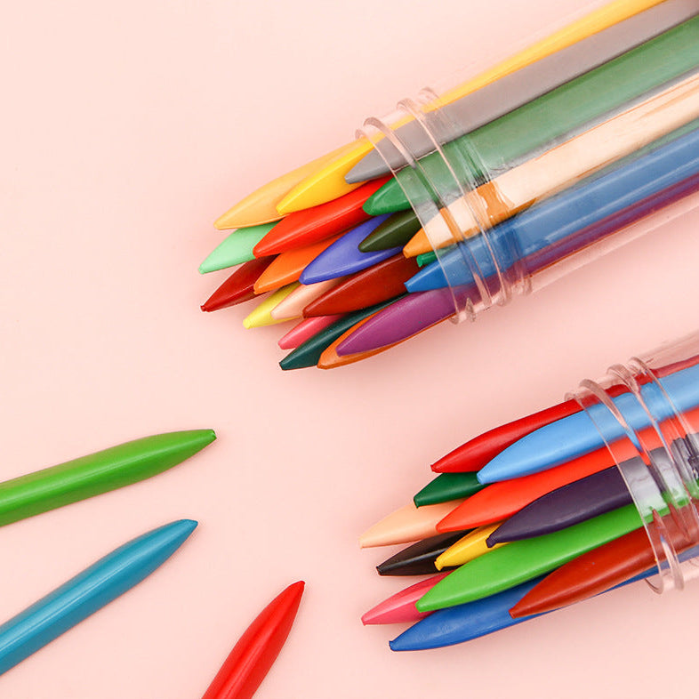 Crayones de cera largos