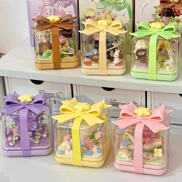 Bloques de construcción de caja de regalo