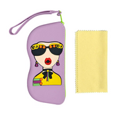 Case de silicona para lentes con diseño pop