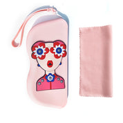 Case de silicona para lentes con diseño pop