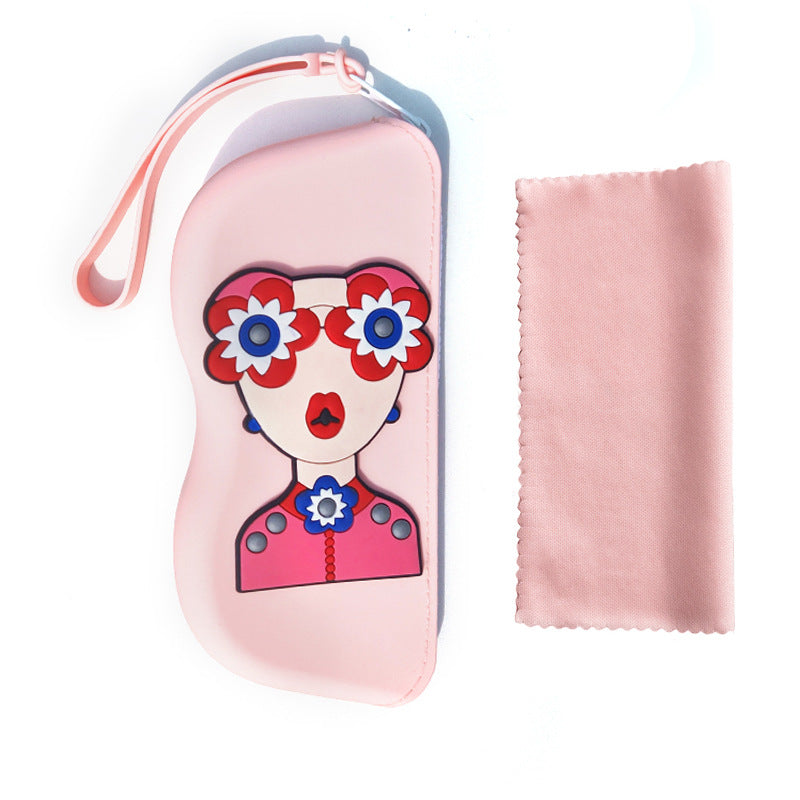 Case de silicona para lentes con diseño pop