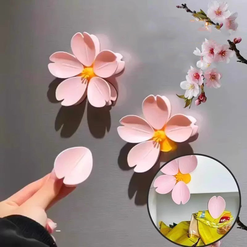Clips magnéticos en forma de flor
