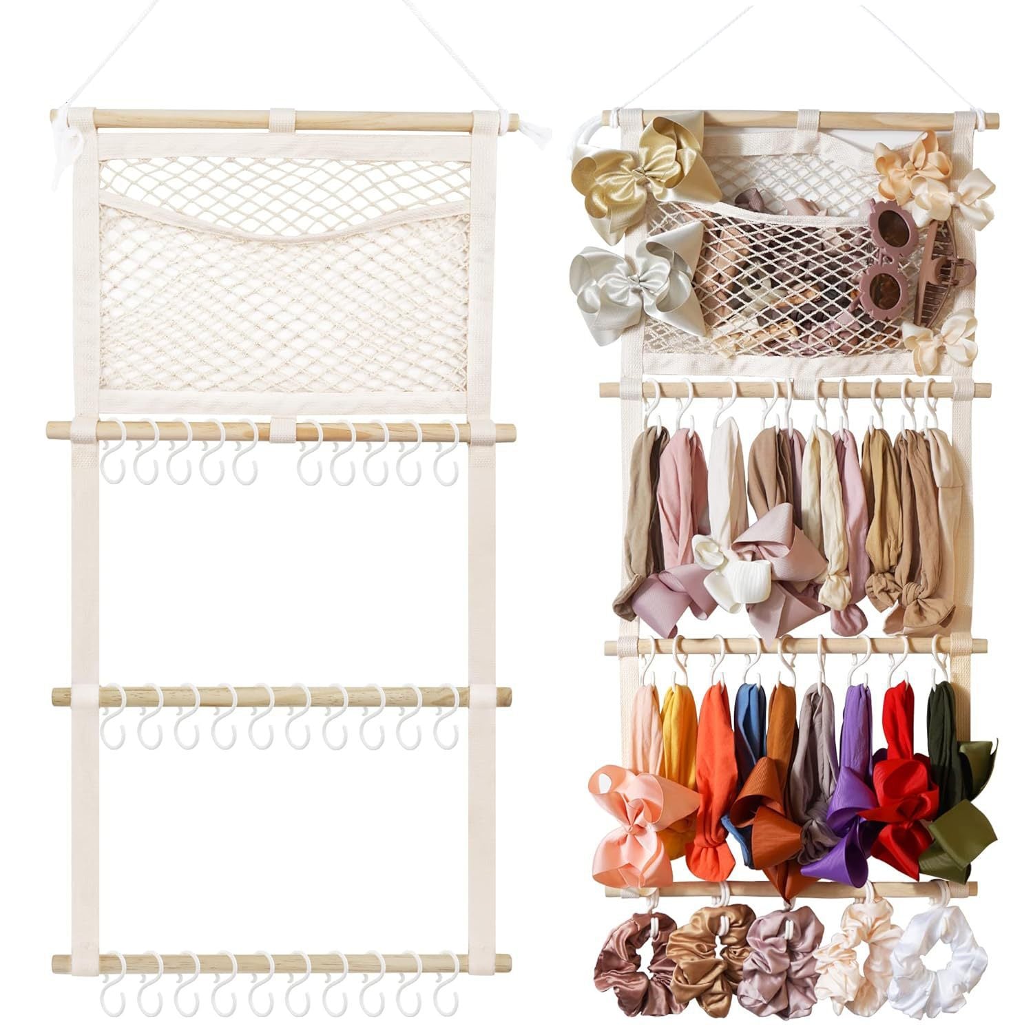 Organizador de moños, diademas y accesorios
