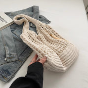 Bolso tejido tipo tote