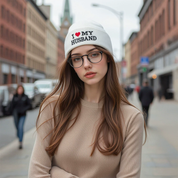 Gorro con texto para parejas