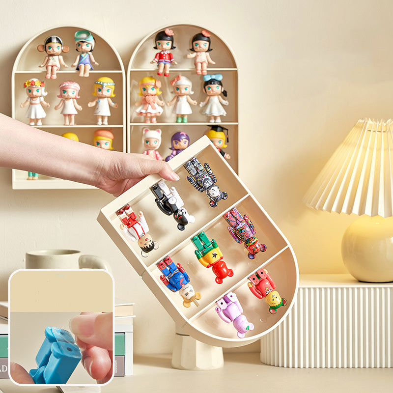 Estantería beige de pared