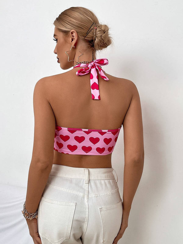 Top fancy de corazones