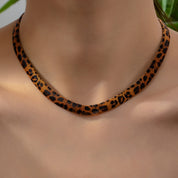 Collar con diseño animal print - Dressygt