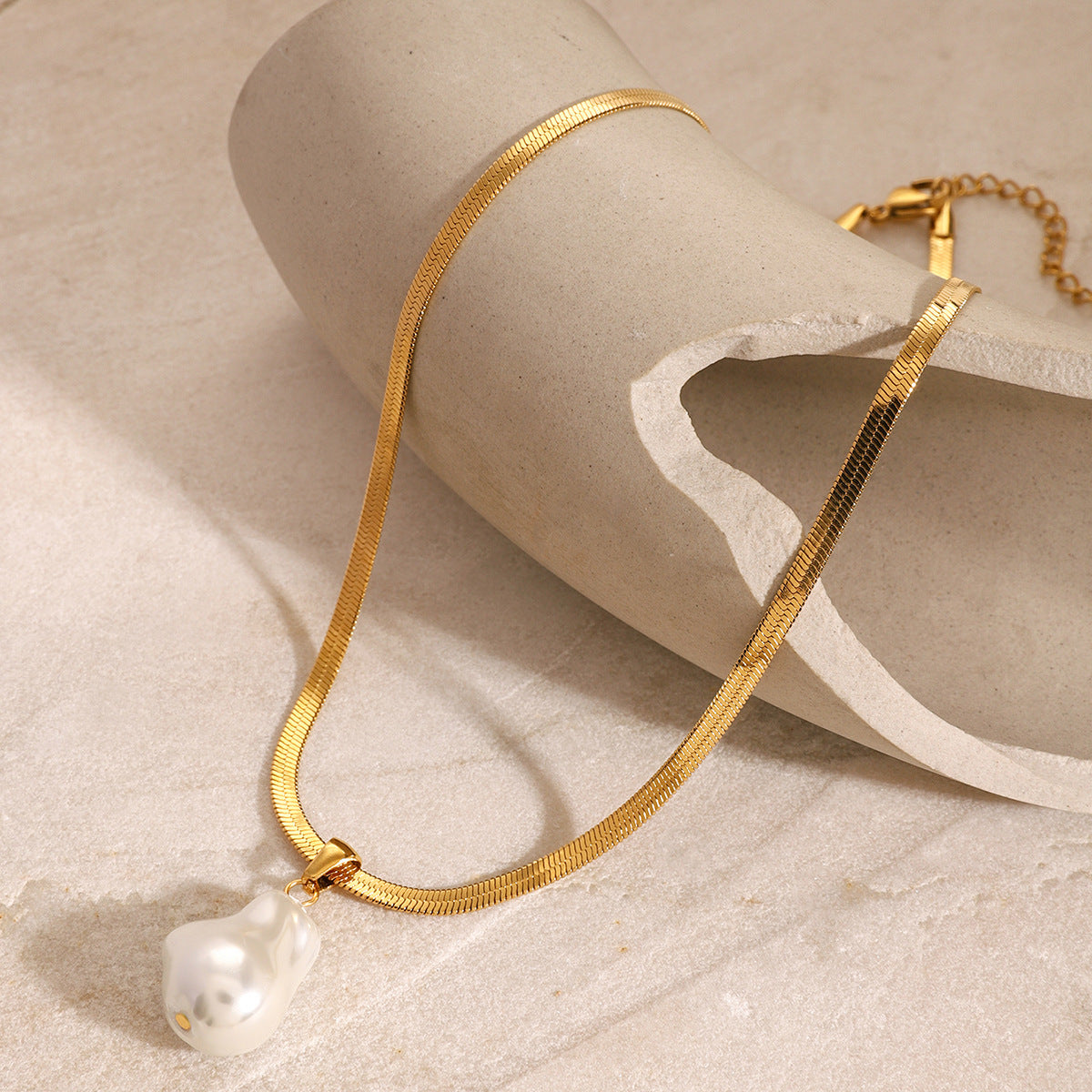 Collar con dije de perla - Dressygt