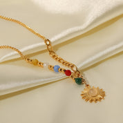 Collar de acero inoxidable con dije de sol - Dressygt