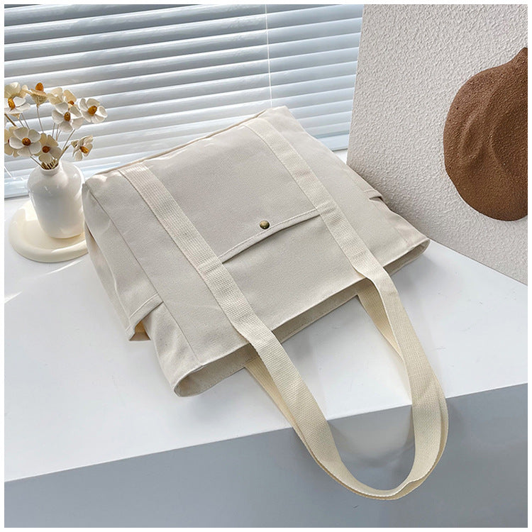 Bolso de lona estilo tote bag