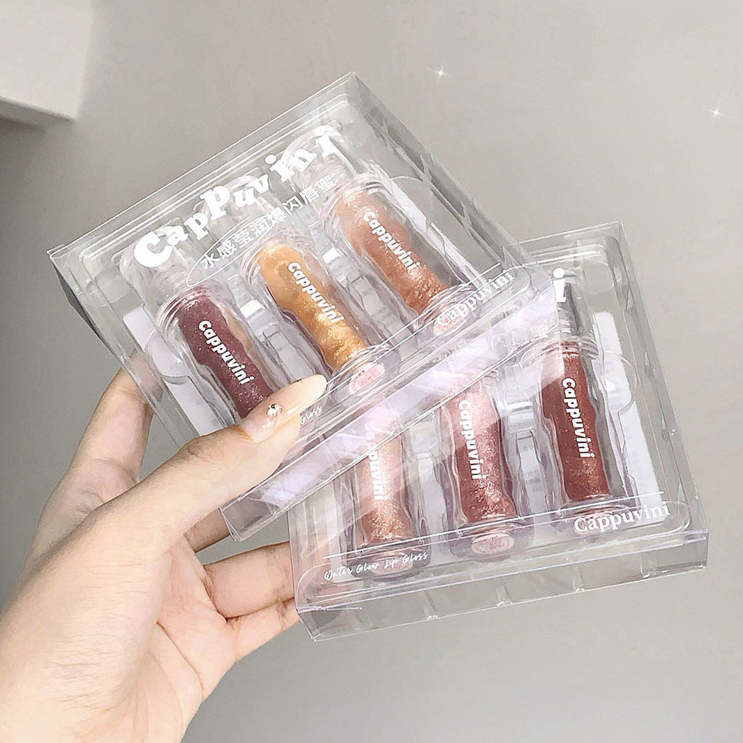 Set de 3 lip gloss con glitter - Dressygt